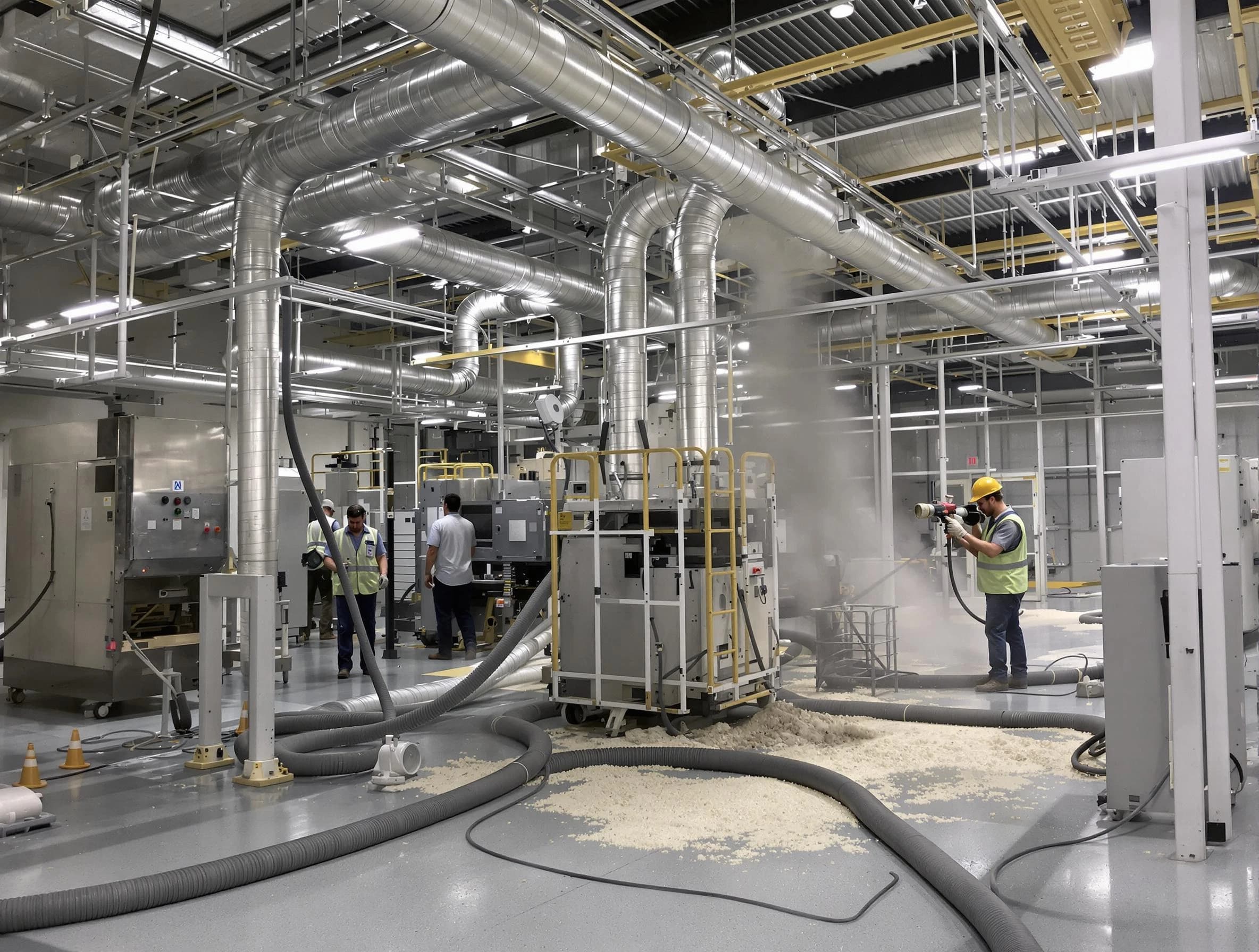 Heavy-duty industrial duct cleaning by Provo Air Duct Cleaning in Provo