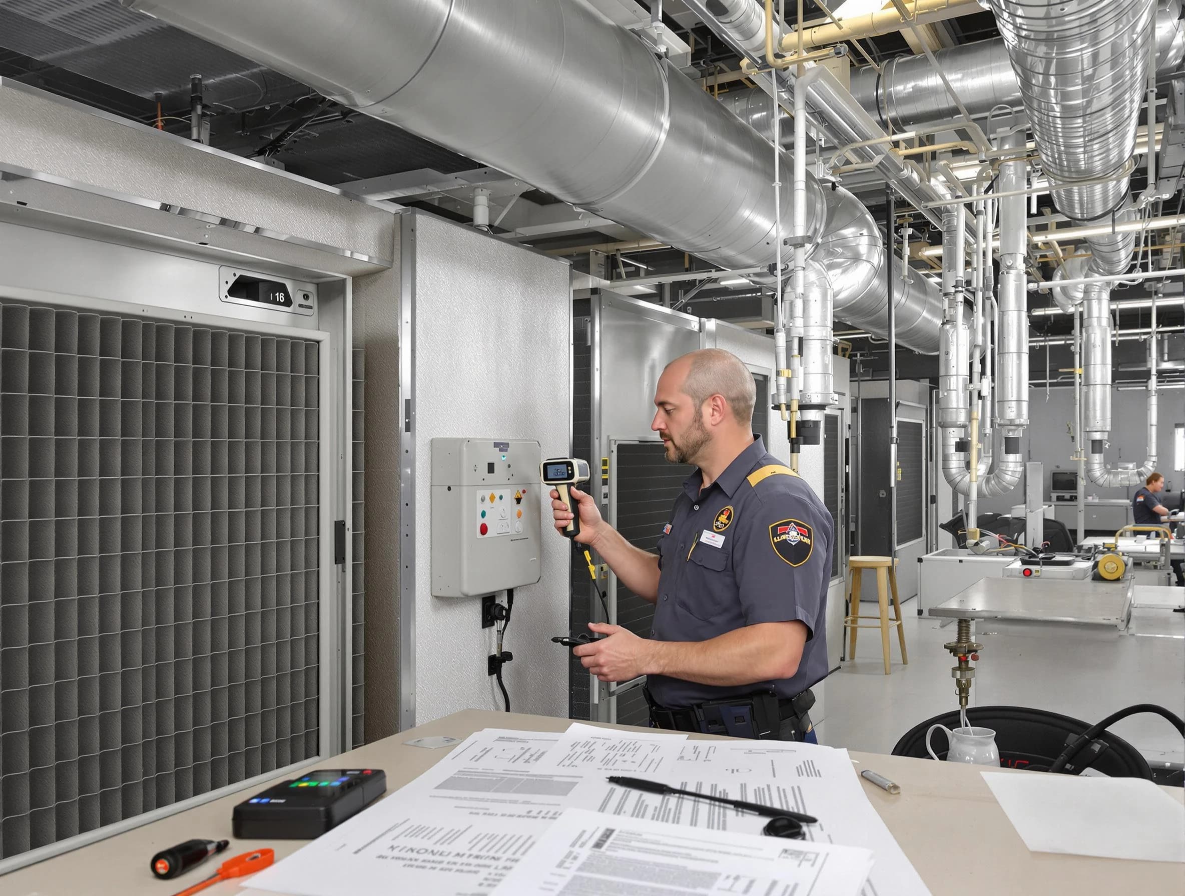 Professional filter system inspection by Provo Air Duct Cleaning in Provo