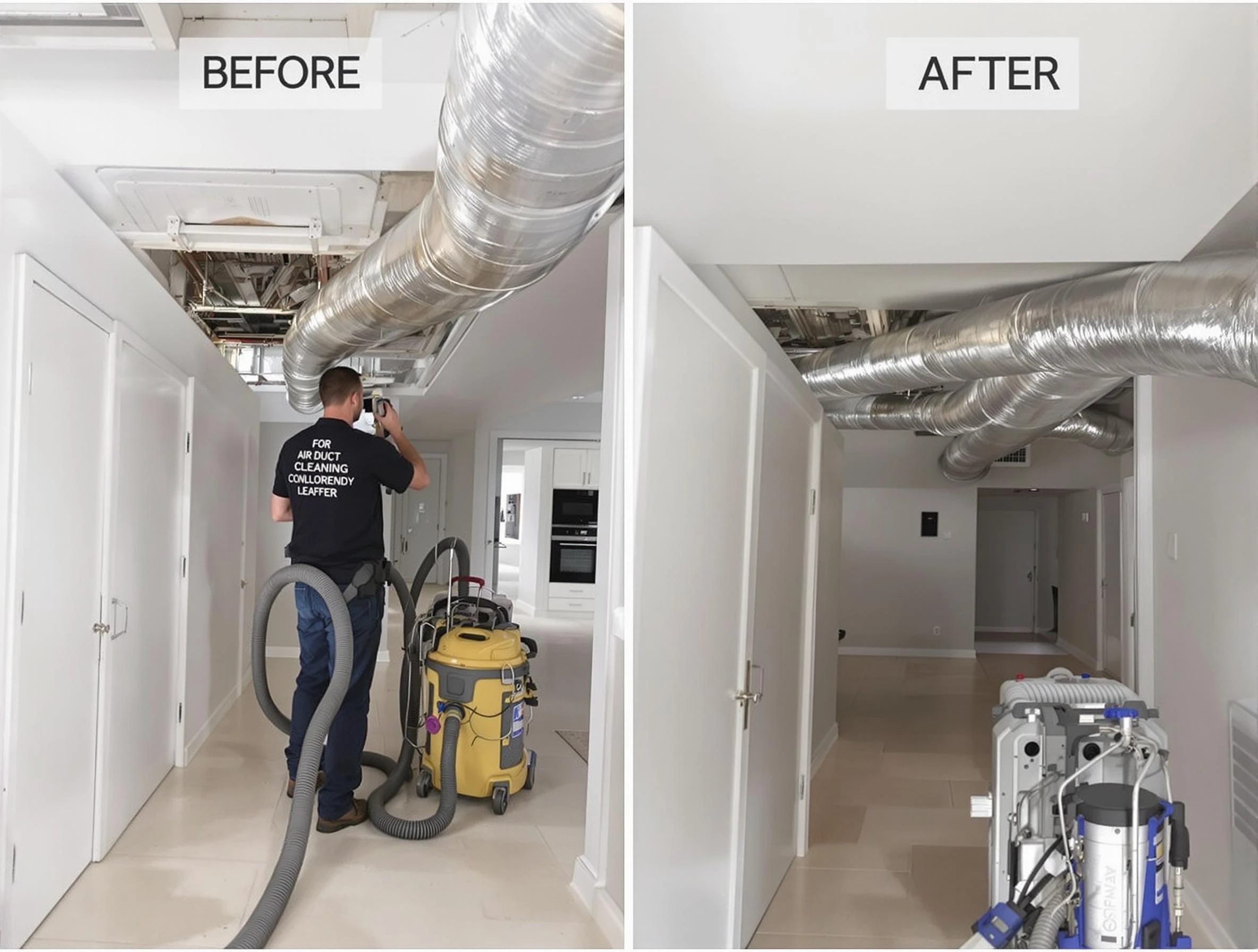 Provo Air Duct Cleaning professional performing thorough air duct cleaning in Provo