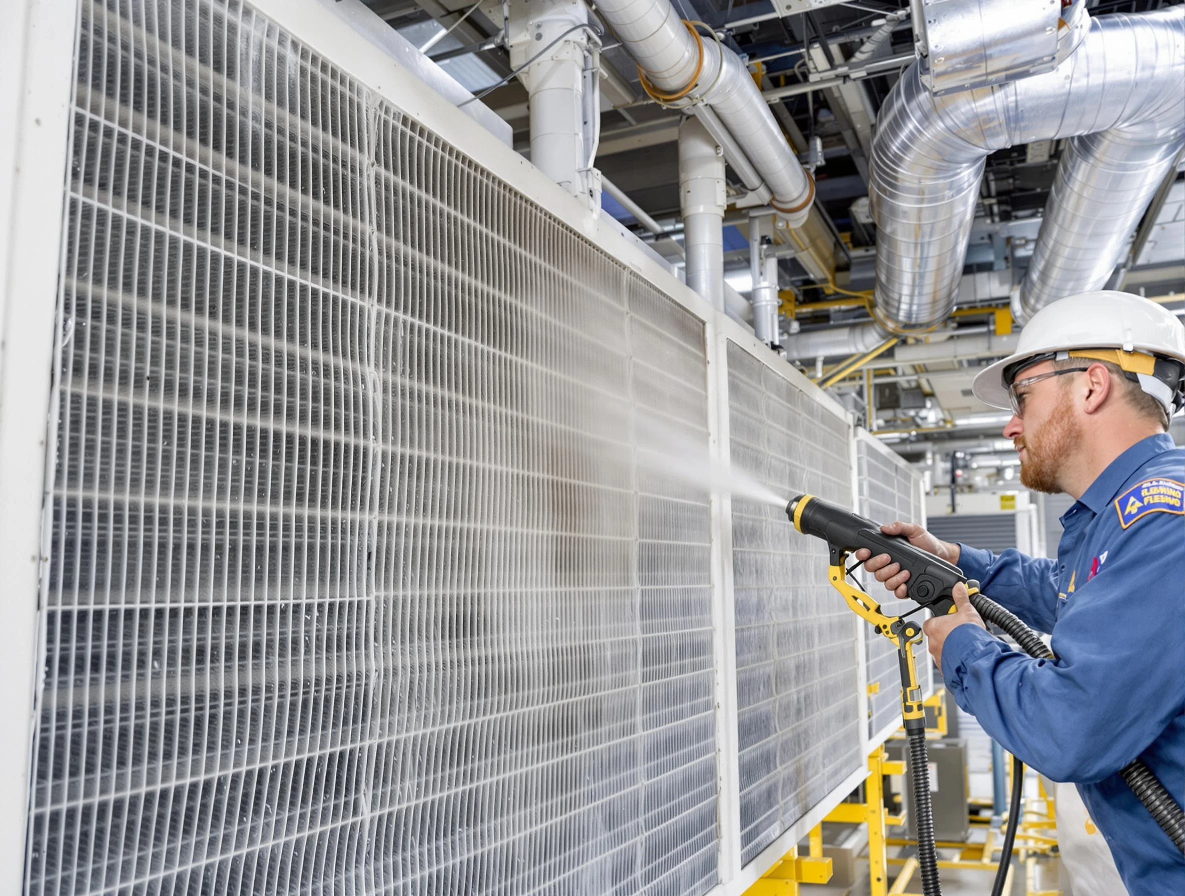 Professional commercial coil cleaning by Provo Air Duct Cleaning in Provo